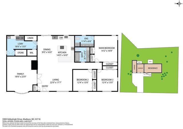 5900 Valley High Drive, Madison, WI 53718