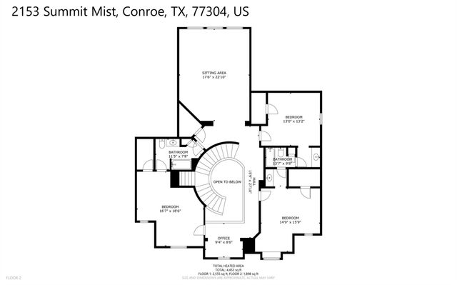 2153 Summit Mist Drive, Conroe, TX 77304