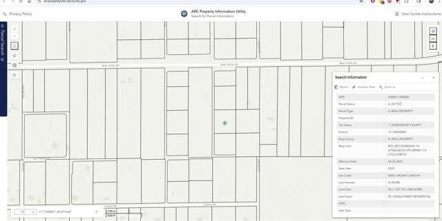 11947 HAMILTON RD, Apple Valley, CA 92308