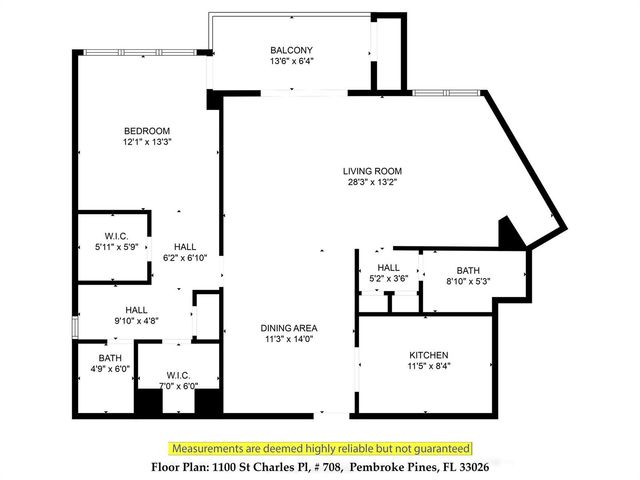 1100 Saint Charles Place 708, Pembroke Pines, FL 33026
