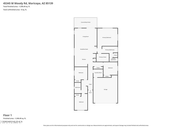 45345 W WOODY Road, Maricopa, AZ 85139