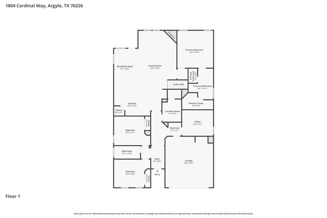 1804 Cardinal Way, Argyle, TX 76226