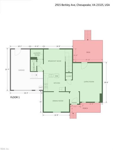 2915 Berkley AVE, Chesapeake, VA 23325