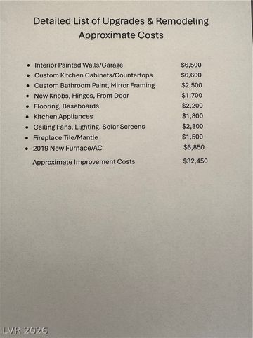 222 Winterport Street, Henderson, NV 89074