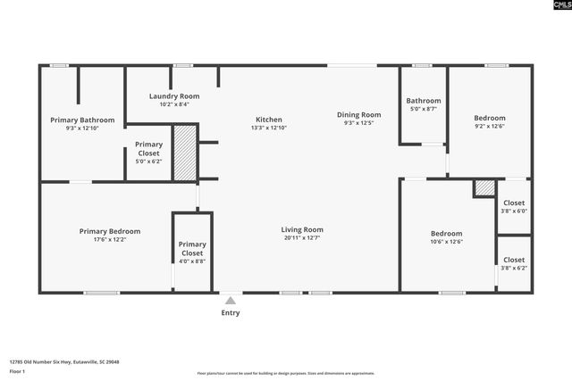 12785 Old Number Six Highway, Eutawville, SC 29048