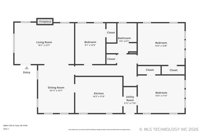 2608 E 13th Place, Tulsa, OK 74103