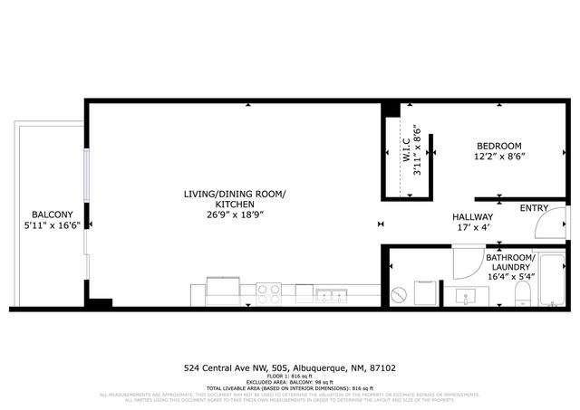 524 Central Avenue SW UNIT 505, Albuquerque, NM 87102