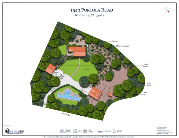 1543 Portola Road, Woodside, CA 94062