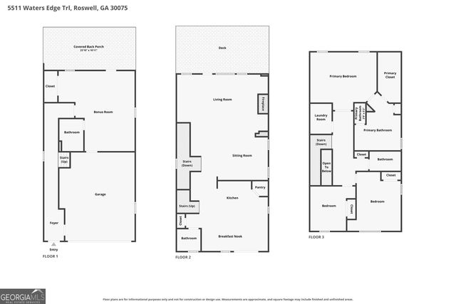 5511 Waters Edge Trail, Roswell, GA 30075