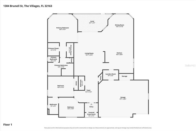1304 BRUNELL STREET, The Villages, FL 32163