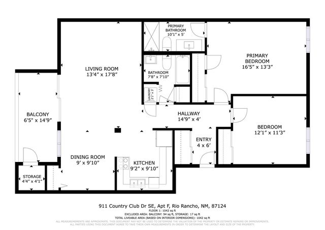 911 Country Club Drive SE APT F, Rio Rancho, NM 87124