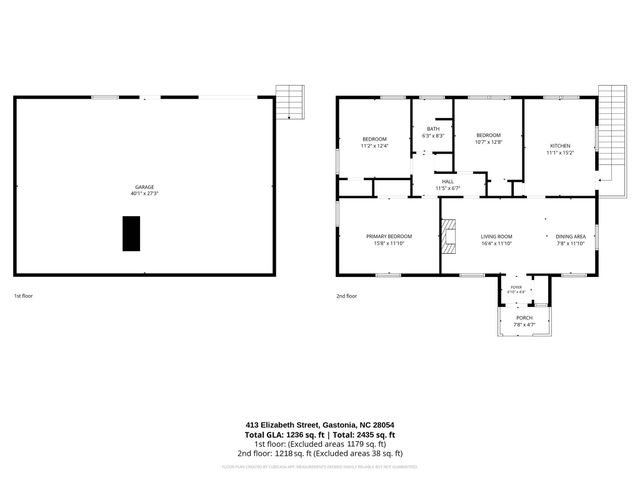 413 Elizabeth Street, Gastonia, NC 28054