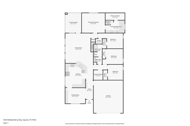 15410 Redbud Berry Way, Cypress, TX 77433