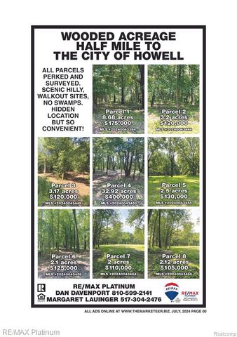 6 Sleaford-Parcel 6 - 2.1 Acres Road, Howell, MI 48843
