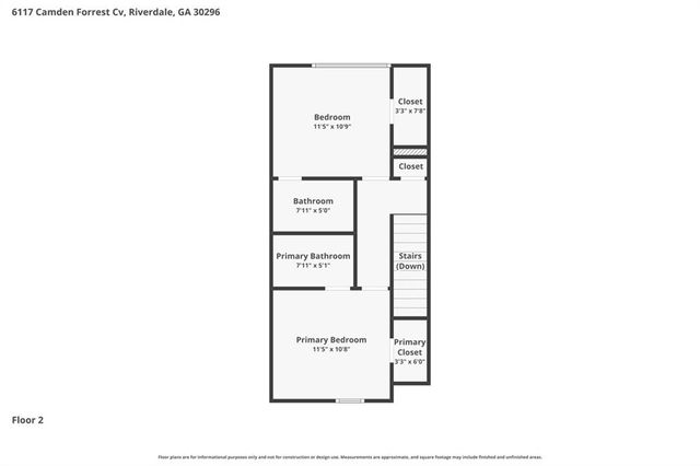 6117 Camden Forrest Cove, Riverdale, GA 30296