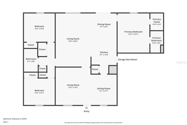 338 ERIE DRIVE, Kissimmee, FL 34759