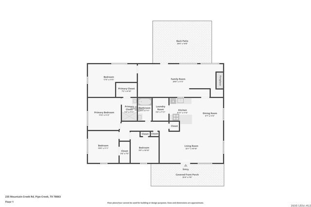 235 MOUNTAIN CREEK RD, Pipe Creek, TX 78063