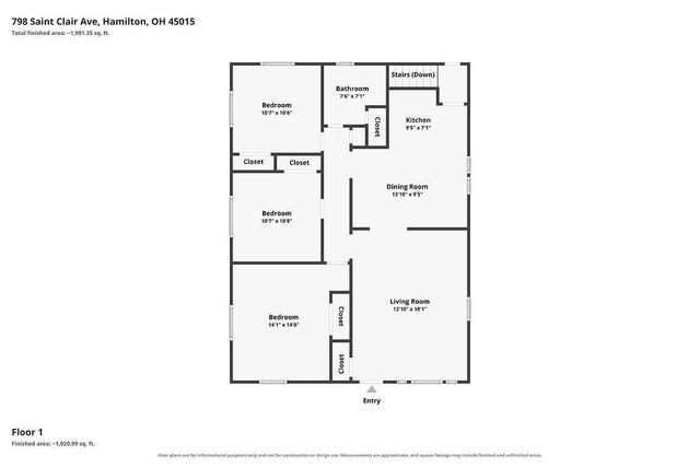798 St Clair Avenue, Hamilton, OH 45015