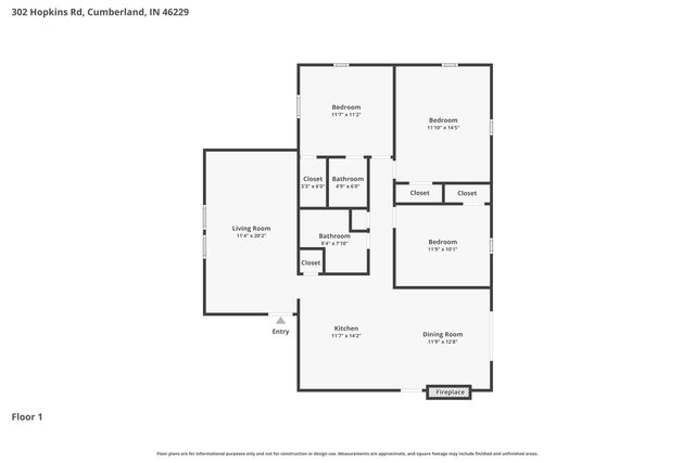 302 Hopkins Road, Cumberland, IN 46229