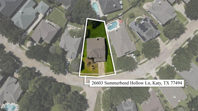 26603 Summerbend Hollow Lane, Katy, TX 77494