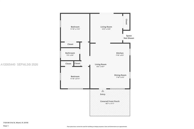 7120 SW 21st St, Miami, FL 33155