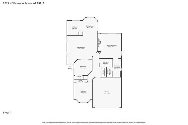 2613 N Silverado, Mesa, AZ 85215