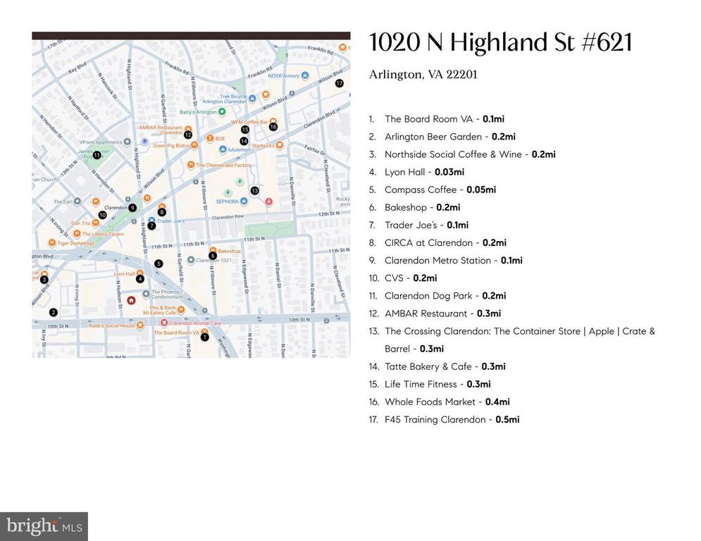 1020 N HIGHLAND ST #621, Arlington, VA 22201