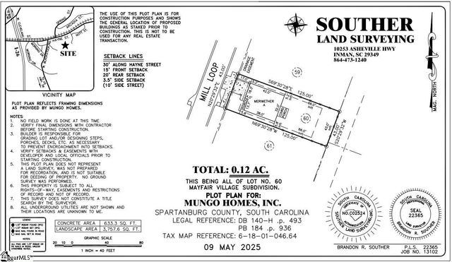 2324 Mill Loop Lot 60, Spartanburg, SC 29301