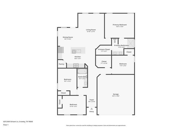 4372 Mill Stream Lane, Fort Worth, TX 76036