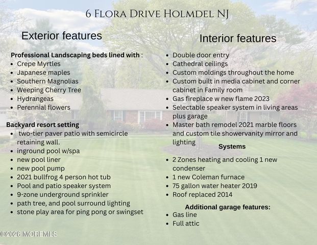 6 Flora Drive, Holmdel, NJ 07733