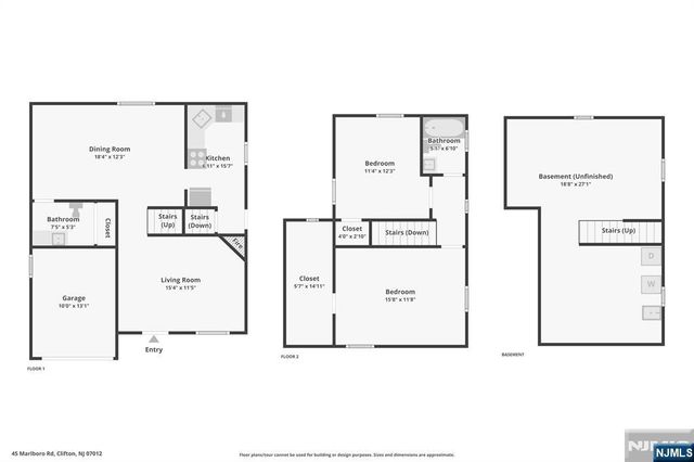 45 Marlboro Road, Clifton, NJ 07012