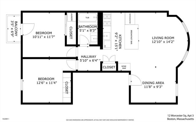 12 Worcester Square 3, Boston, MA 02118