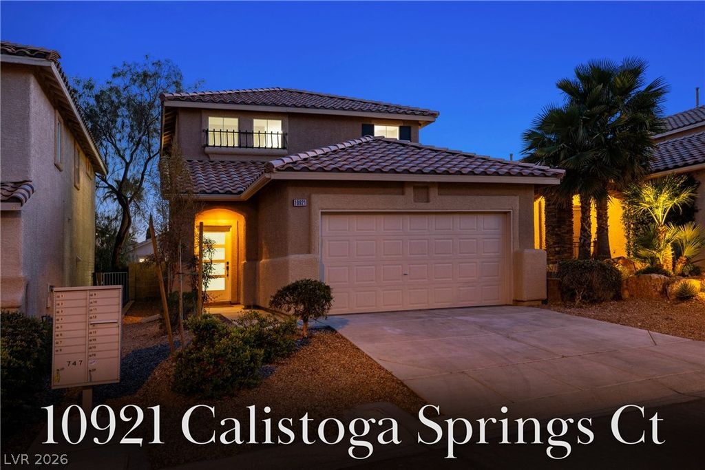 10921 Calistoga Springs Court, Las Vegas, NV 89144 — exterior