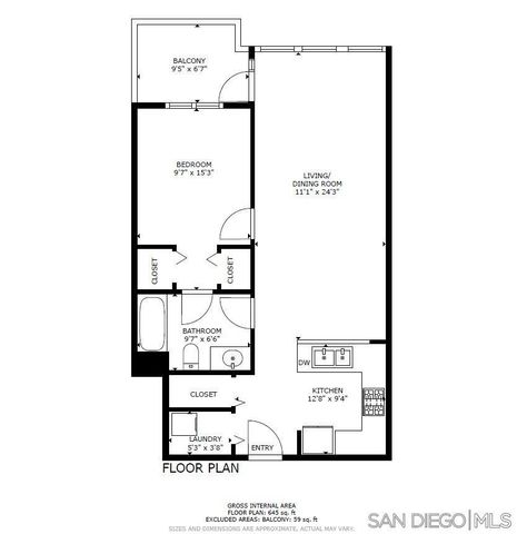 300 W Beech St 1905, San Diego, CA 92101