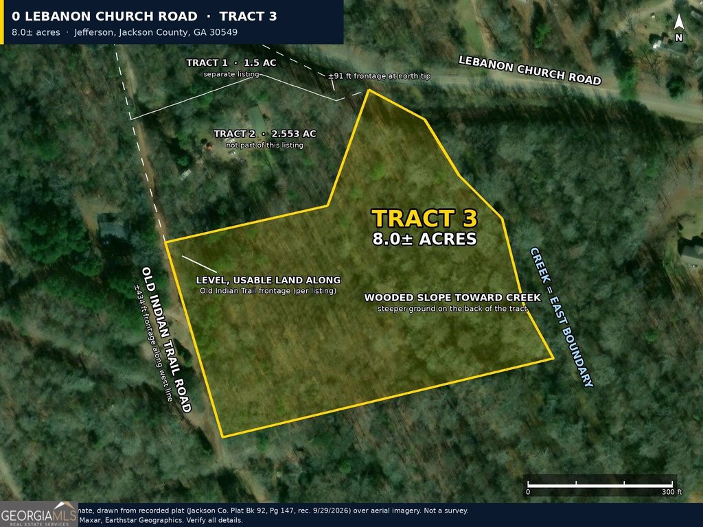 0 Lebanon Church Road TRACT 3, Jefferson, GA 30549 — exterior