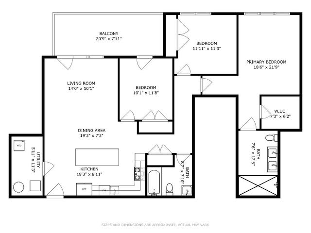 504 N Leavitt Street 302, Chicago, IL 60612