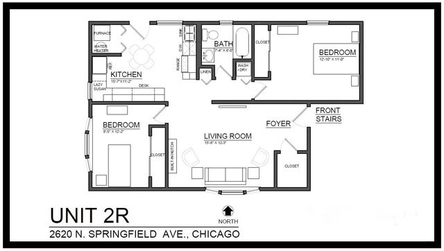 2620 N Springfield Avenue 2R, Chicago, IL 60647