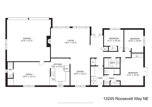 13524 Roosevelt Way N, Seattle, WA 98133