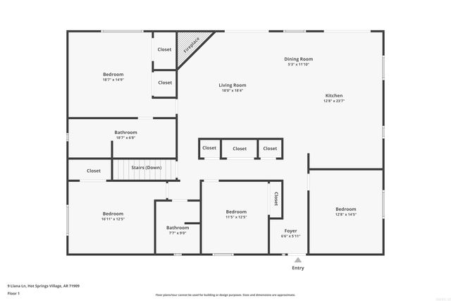 9 Llana Lane, Hot Springs Village, AR 71909