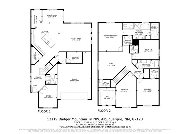 12119 Badger Mountain Trail NW, Albuquerque, NM 87120