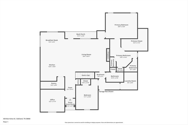 430 MARRIETTA DR, Oakland, TN 38060