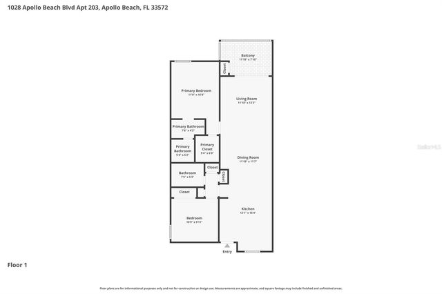 1028 APOLLO BEACH BOULEVARD 203, Apollo Beach, FL 33572