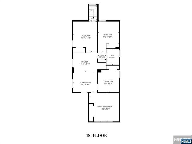 97 Bergen Street 1ST FL, Garfield, NJ 07026