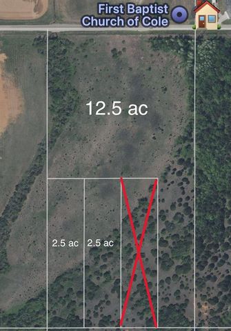 Hwy 74B Cole Rd. 17.5 acres, Blanchard, OK 73010