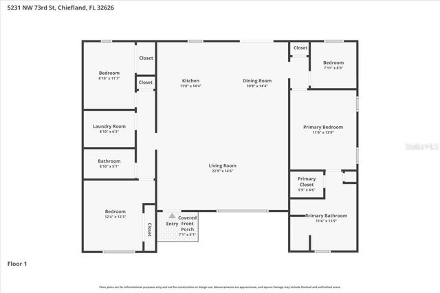 5231 NW 73RD STREET, Chiefland, FL 32626