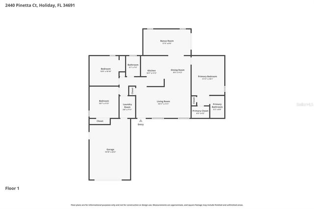 2440 PINETTA COURT, Holiday, FL 34691