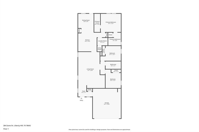 284 Zuma DR, Liberty Hill, TX 78642
