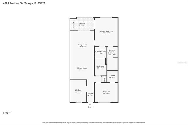 4991 PURITAN CIRCLE 522, Tampa, FL 33617
