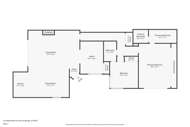 51 Pebble Beach Drive, Rancho Mirage, CA 92270