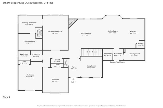 2182 W COPPER KING LN, South Jordan, UT 84095